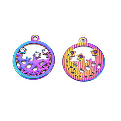 Подвески из сплава цвета радуги&nbsp;PALLOY-T054-161