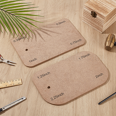 2 шт. 2 шаблона МДФ DIY-WH0060-61-1