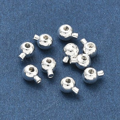 Зажимные бусины из латуни&nbsp;KK-H532-27S-02-1