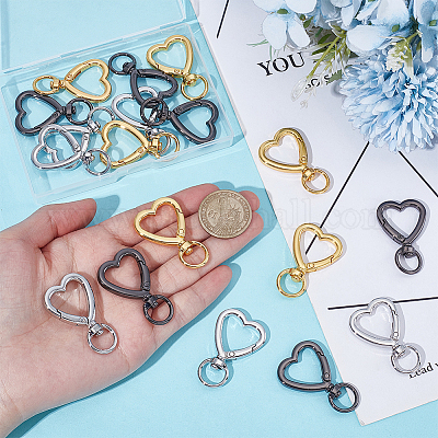 18 шт. 3 цвета поворотные застежки из сплава FIND-UN0007-75-1