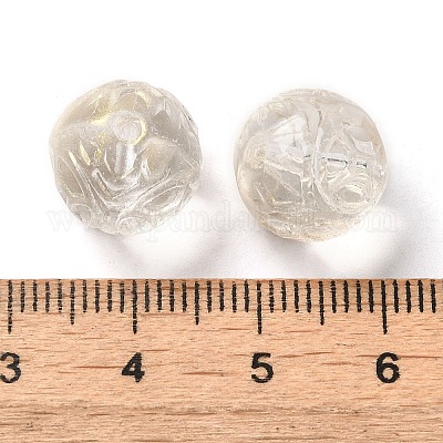 Прозрачные стеклянные бусины GLAA-A012-02F-1