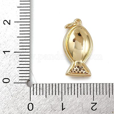 Латунные микро проложить кубического циркония подвески KK-D424-22B-G-1