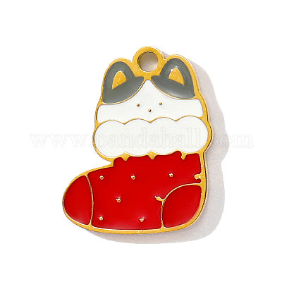 Подвески из нержавеющей стали 304 с эмалью STAS-OY001-57G-1