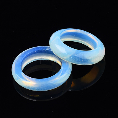 Однотонное кольцо с опалитом G-N0326-99F-1