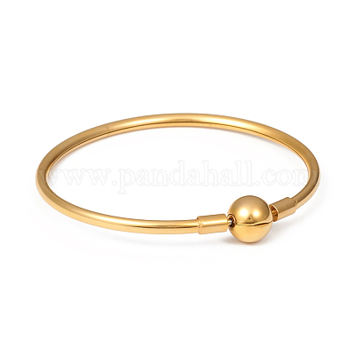 Ионное покрытие (IP) 304 нержавеющая сталь изготовление браслетов в европейском стиле MAK-G014-04G-1