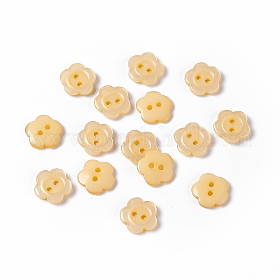 Пуговицы из смолы RESI-D031-15mm-07-1