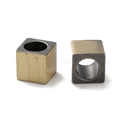 Тибетский стиль латунные бусины KK-M284-11AB-1