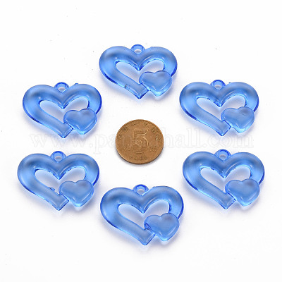 Прозрачные акриловые бусины TACR-S154-57B-940-1