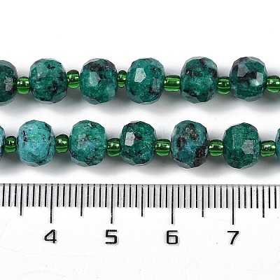 Нити бусин из натуральной кунжутной яшмы G-H057-A21-05-1