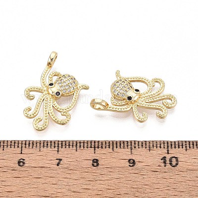 Латунные микро проложить кубического циркония подвески KK-T071-108G-1