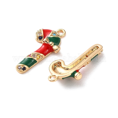 Латунные микро проложить кубического циркония подвески KK-D420-01G-03-1