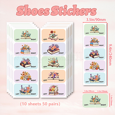 Водонепроницаемая бумажная наклейка DIY-WH0641-021-1