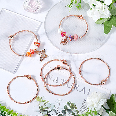 Изготовление браслета в европейском стиле из латуни 6шт. PPJ-SC0001-01A-1