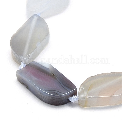 Природные Ботсвана агат бисер нитей G-G106-F02-01-1