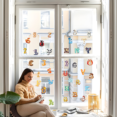 Статические наклейки на окна из пвх AJEW-WH0583-015-1