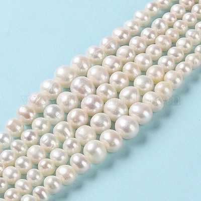 Нити из натурального культивированного пресноводного жемчуга PEAR-E018-67-1