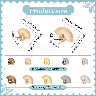 100 шт. 10 стиля пуговицы из сплава для одежды DIY-FG0004-79-1