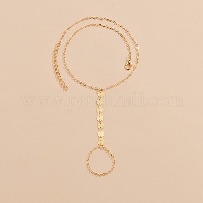 Сплав плоские круглые звенья браслеты кольца для женщин FS-WG2E176-01-1