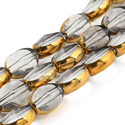 Гальванизируйте прозрачное стекло бисер нитей EGLA-G037-03A-HP08-1