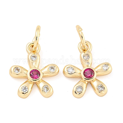 Покрытие стойки латунь микропаве прозрачные кубические циркониевые подвески KK-F089-07G-1