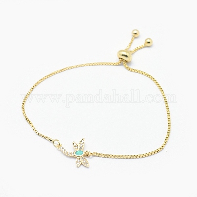 Регулируемые латунные браслеты из синтетического опала и боло BJEW-O165-05G-1