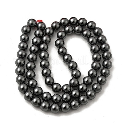 Немагнитные синтетический гематит бисер пряди&nbsp;G-E133-4C-1