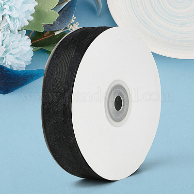 1 рулон однотонных лент из органзы ORIB-CY0001-02N-1