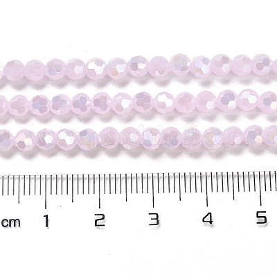 Подставки для стеклянных бусин с имитацией нефрита EGLA-A035-J4mm-B02-1