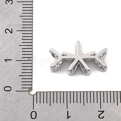 Латунные микро проложить кубических циркония шарики прокладки KK-K371-47B-P-1