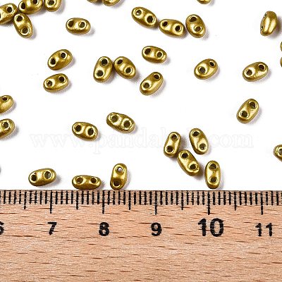 Выпечка краска стеклянные бусины SEED-T006-03W-1