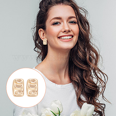 14 пары серег-гвоздиков из сплава 4 стилей EJEW-AN0004-24-1