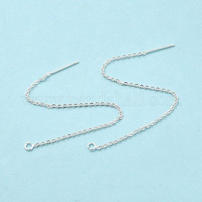 Медные серьги с гвоздиками KK-E081-01S-1