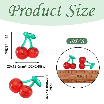 Прозрачные акриловые подвески OACR-FS0001-34-1