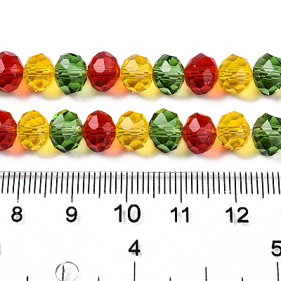 Прозрачные стеклянные бусины GLAA-T023-08C-1