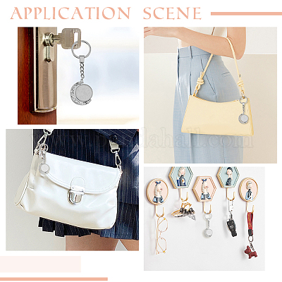 Набор для изготовления пустого купольного брелока своими руками KEYC-AB00064-1