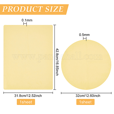 2 лист 2-х видов коврика для гончарного круга AJEW-BC0006-52-1