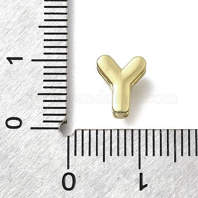 Латунные микро-паве кубические цирконии буквы многорядные звенья KK-D295-32G-25-1