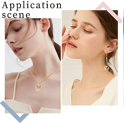 10 шт. 5 подвески из нержавеющей стали 201 с лазерной резкой STAS-CN0001-23G-1