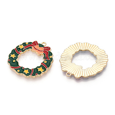 Подвески из экологически чистого сплава с эмалью X-ENAM-Q437-060-NR-1