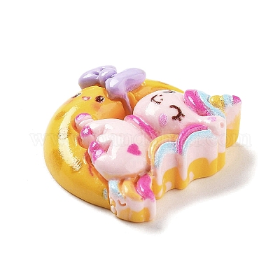 Непрозрачная смола и пластиковые кабошоны RESI-K029-01C-1