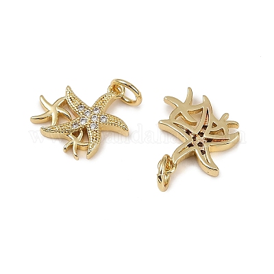 Латунные микро проложить кубического циркония подвески KK-I358-065G-02-1