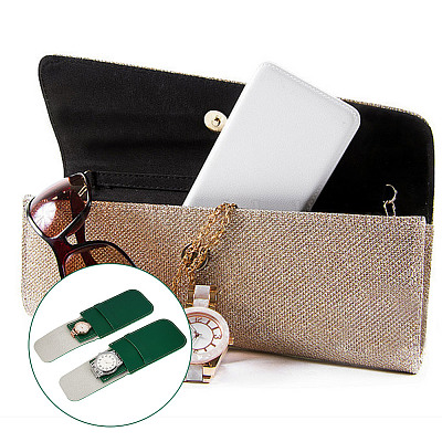 2 шт. прямоугольный чехол для хранения часов из искусственной кожи AJEW-GO0001-85C-1