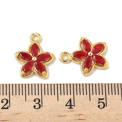 Латунные микро проложить кубического циркония подвески KK-D373-02B-G-1