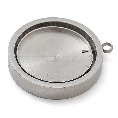 Оправы для подвесок из нержавеющей стали 304 в виде кабошонов STAS-M084-04P-1