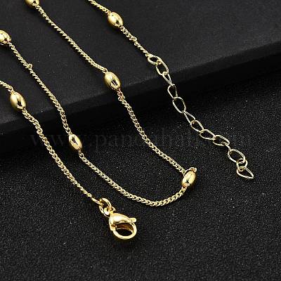 Овальные витые цепочки из латуни толщиной 3 мм NJEW-M108-01G-1