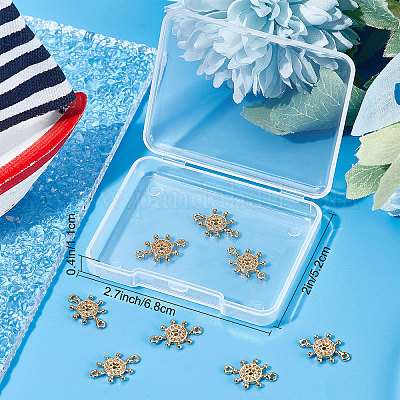 Долговечные подвески-соединители из латуни с микропаве из прозрачного кубического циркония KK-BBC0003-34-1