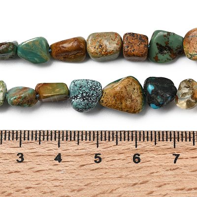 Хубэй природных бирюзовый бисер нитей G-B161-B09-1