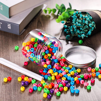 Прозрачные пластиковые бусины CON-BC0004-81-1