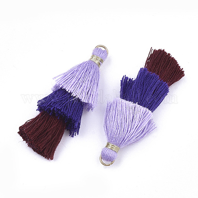 Кулон с кисточкой из поликоттона (полиэстер) FIND-T018-14-1