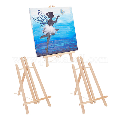 3шт складной настольный мольберт из сосны DIY-NB0011-11A-1